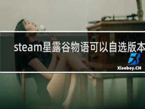 steam星露谷物语可以自选版本吗