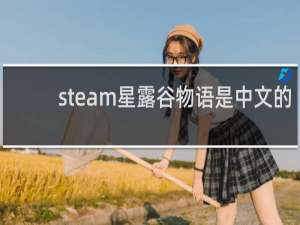 steam星露谷物语是中文的