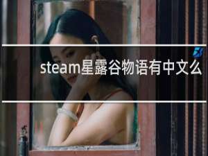 steam星露谷物语有中文么