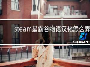 steam星露谷物语汉化怎么弄