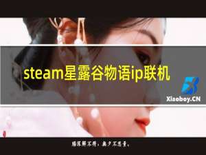 steam星露谷物语ip联机