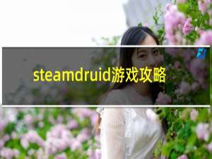 steamdruid游戏攻略