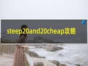 steep and cheap攻略