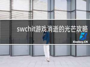 swchit游戏消逝的光芒攻略