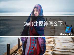 switch原神怎么下