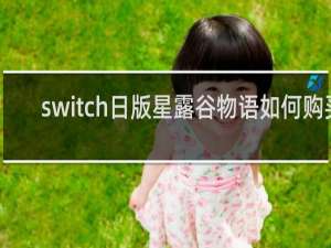 switch日版星露谷物语如何购买