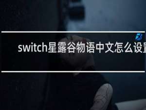 switch星露谷物语中文怎么设置