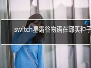 switch星露谷物语在哪买种子
