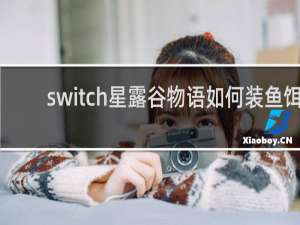 switch星露谷物语如何装鱼饵