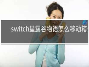switch星露谷物语怎么移动箱子
