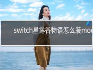 switch星露谷物语怎么装mod