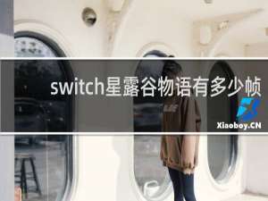 switch星露谷物语有多少帧