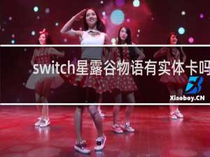 switch星露谷物语有实体卡吗