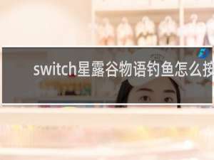 switch星露谷物语钓鱼怎么按