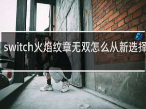 switch火焰纹章无双怎么从新选择语言