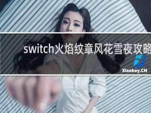 switch火焰纹章风花雪夜攻略