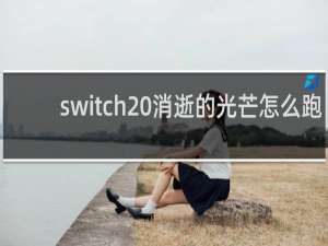 switch 消逝的光芒怎么跑