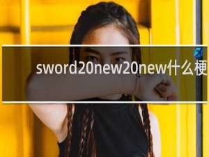 sword new new什么梗