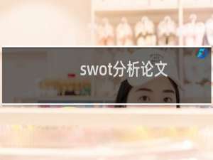 swot分析论文