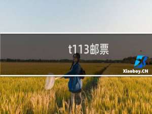 t113邮票