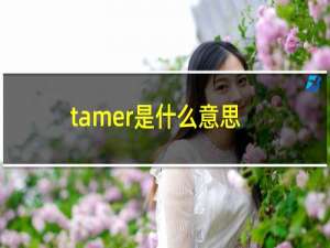 tamer是什么意思中文怎么读（tamer是什么意思）