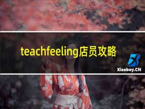 teachfeeling店员攻略