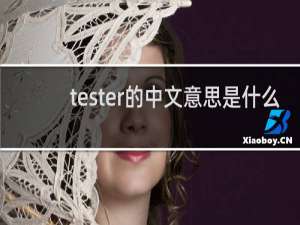 tester的中文意思是什么