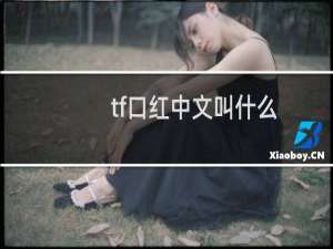tf口红中文叫什么