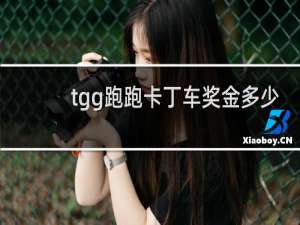 tgg跑跑卡丁车奖金多少