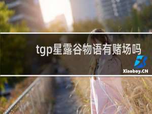 tgp星露谷物语有赌场吗