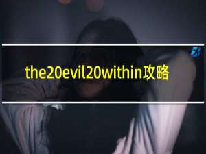 the evil within攻略