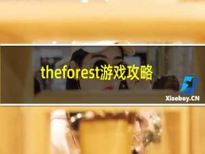theforest游戏攻略