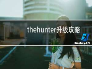 thehunter升级攻略
