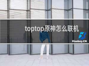 toptop原神怎么联机