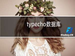 typecho数据库