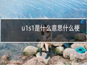 u1s1是什么意思什么梗