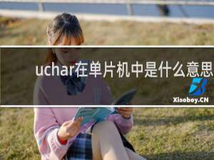 uchar在单片机中是什么意思