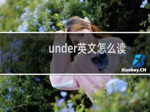under英文怎么读