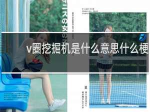 v圈挖掘机是什么意思什么梗