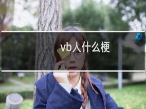 vb人什么梗