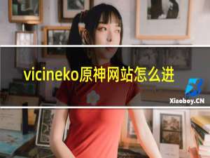 vicineko原神网站怎么进