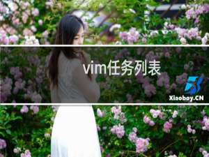 vim任务列表