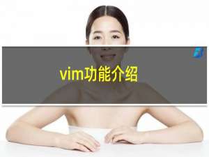 vim功能介绍