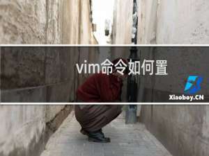 vim命令如何置