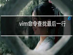 vim命令查找最后一行