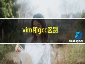vim和gcc区别