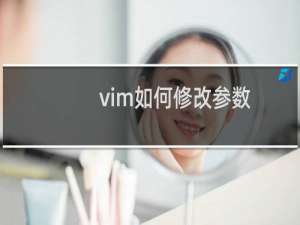 vim如何修改参数