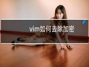 vim如何去除加密