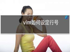 vim如何设定行号