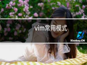 vim常用模式